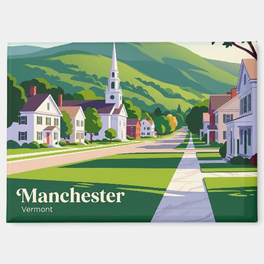 Manchester, Vermont Vermont Magnet (Vorderseite)