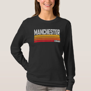 Manchester Vermont Vintag Graphic Retro 70er der 8 T-Shirt