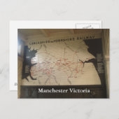 Manchester Victoria Postkarte (Vorne/Hinten)