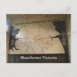 Manchester Victoria Postkarte