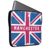 Manchester - Vintage britische Laptopschutzhülle (Vorne Rechts)