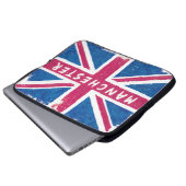 Manchester - Vintage britische Laptopschutzhülle (Vorne Knopf)