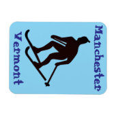 Manchester, VT (Skiort Vermont Apres) Magnet (Horizontal)