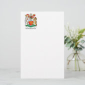 Manchester-Wappen Briefpapier (Stehend Vorderseite)