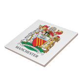 Manchester-Wappen Fliese (Seite)