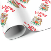 Manchester-Wappen Geschenkpapier (Rolleneckpunkt)