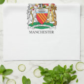 Manchester-Wappen Geschirrtuch (Gefaltet)
