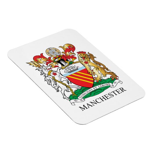 Manchester-Wappen Magnet (Rechte Seite)