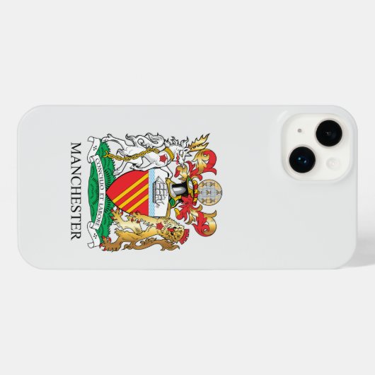 Manchester-Wappen schneiden iPhone-Gehäuse iPhone Hülle (Rückseite (Horizontal))