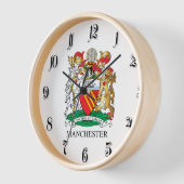 Manchester-Wappen Uhr (Winkel)
