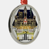 Manchester-Weihnachtsmärkte Silbernes Ornament (Rechts)