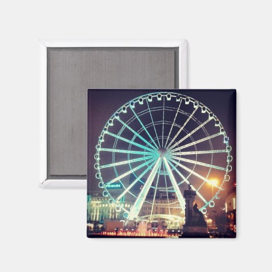 Manchester Wheel Magnet (Vorderseite/Rückseite)