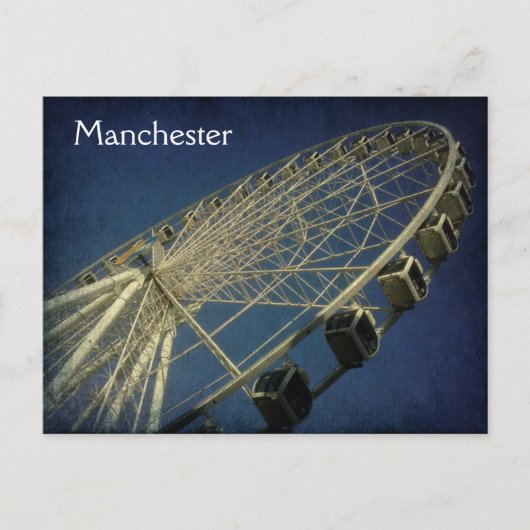 Manchester Wheel Postcard Postkarte (Vorderseite)