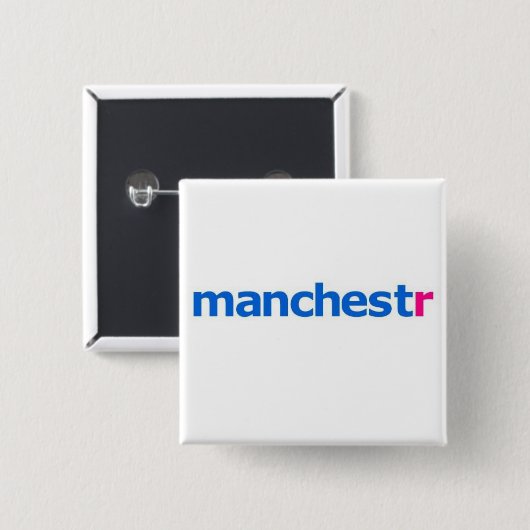 Manchesterflicker Button (Vorne & Hinten)