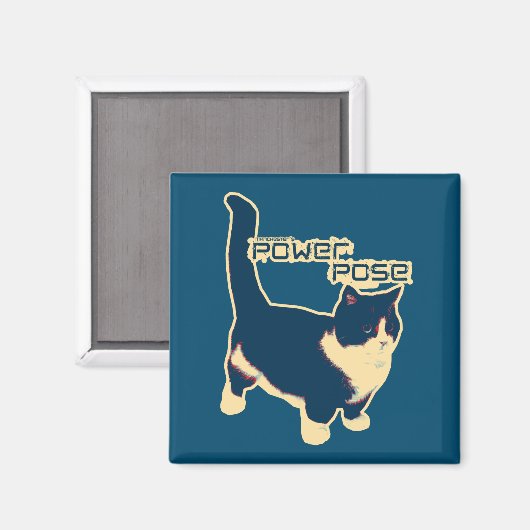 Manchester's PowerPose Magnet (Vorderseite/Rückseite)