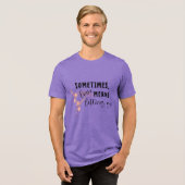 Manchmal bedeutet Liebe Lassend gehen Tri-Blend Shirt (Vorderseite voll)