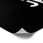 Manchmal bekomme ich die Heebee Jeebees Pun Dark B Poster (Ecke)