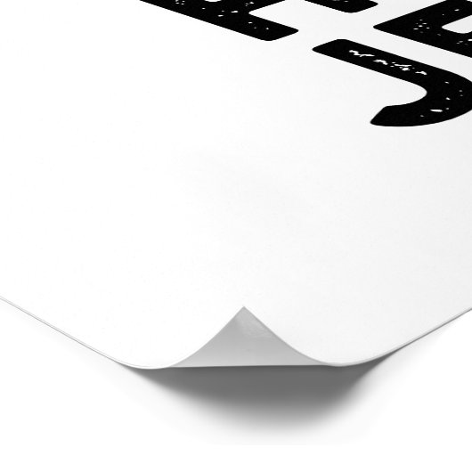 Manchmal bekomme ich die Heebeebes Jeebees Bee Pun Poster (Ecke)