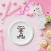 Manchmal bekomme ich eine moo-dy-hay-ngry Kuh Pappteller (Party)