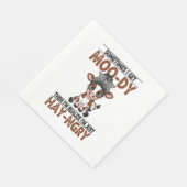 Manchmal bekomme ich eine moo-dy-hay-ngry Kuh Serviette (Ecke)