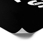 Manchmal bekomme ich einen kleinen, feinen Scheren Poster (Ecke)