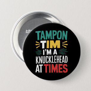 Manchmal bin ich ein Trottel Tim Walz Debatte 2024 Button