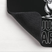 Manchmal bin ich einfach am furzen Waschbär lustig Mousepad (Ecke)