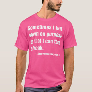 Manchmal bin ich zielgerichtet untergegangen, dami T-Shirt
