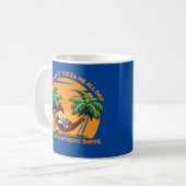 "MANCHMAL BRAUCHT ES..." lustig Kaffeetasse (Vorderseite Links)