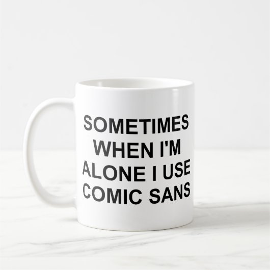 Manchmal Comic ohne Kaffeetasse (Links)
