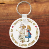 MANCHMAL DENKE ICH AN SECHS UNMÖGLICHE DINGE VOR SCHLÜSSELANHÄNGER (Vorderseite)