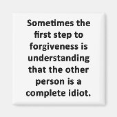 Manchmal der erste Schritt Magnet (Vorne)