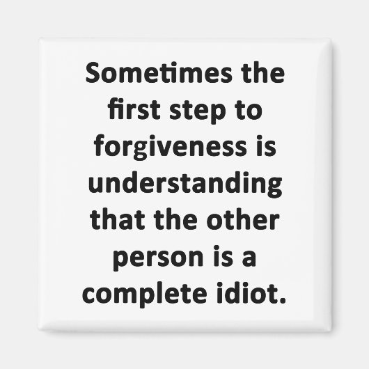 Manchmal der erste Schritt Magnet (Vorne)