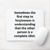 Manchmal der erste Schritt Mousepad (Mit Mouse)