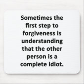 Manchmal der erste Schritt Mousepad (Vorne)