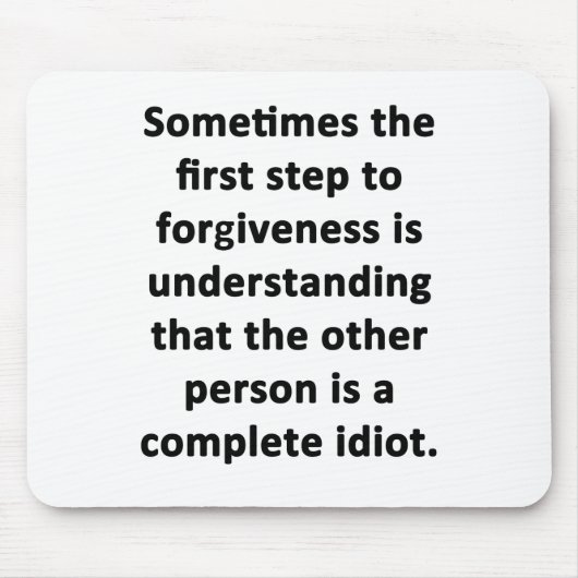 Manchmal der erste Schritt Mousepad (Vorne)