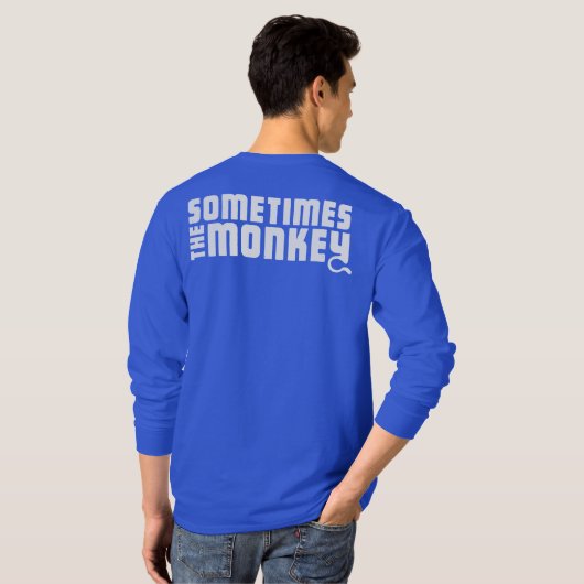 Manchmal der T - Shirt des Affen (Schwarz voll)