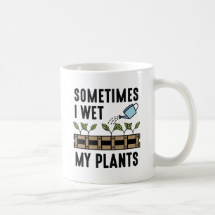 Manchmal esse ich meine Pflanze Kaffeetasse