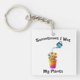 Manchmal esse ich meine Pflanze Schlüsselanhänger
