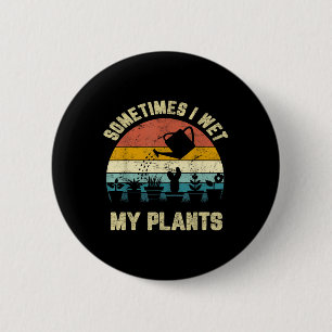 Manchmal esse ich meine Pflanze Shirt im sonnigen Button