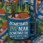 Manchmal essen Bären dich Camping | Die Aufkleber