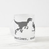 Manchmal Evolution ist zum Kotzen Mattglastasse (Vorderseite Links)