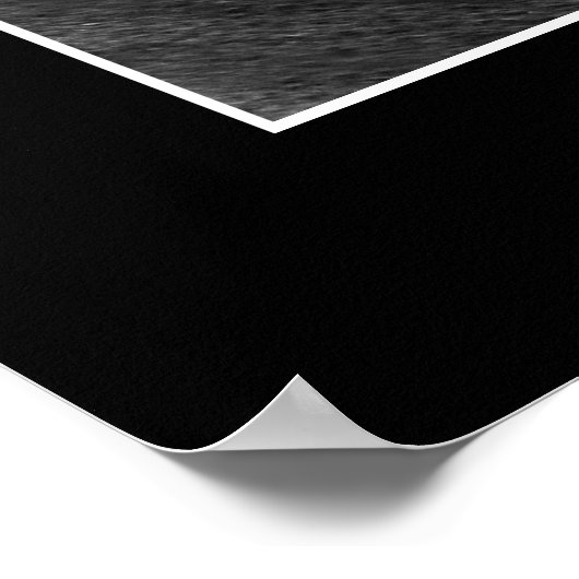 Manchmal fährt man mit dem Fahrrad. . . Poster (Ecke)