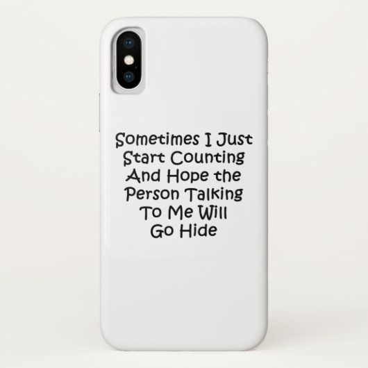 Manchmal fange ich einfach an zu zählen Case-Mate iPhone hülle (Rückseite)