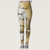 Manchmal frage ich mich leggings (Vorderseite)