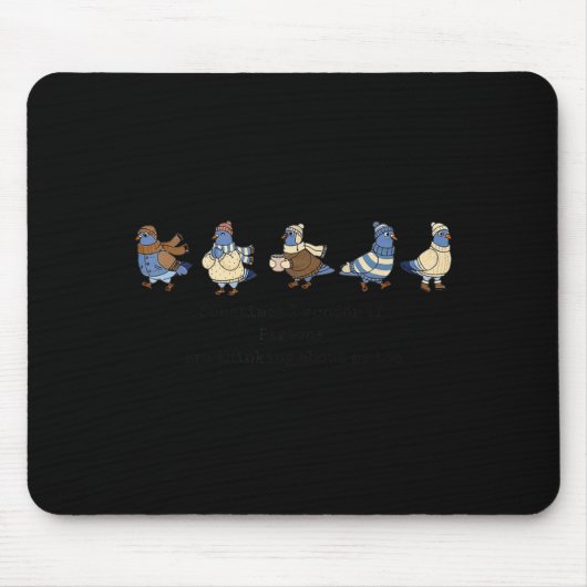Manchmal frage ich mich, ob Geons an mich denken Mousepad (Vorne)
