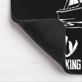 Manchmal frage ich mich, ob mein Boot an mich denk Mousepad (Ecke)