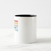 Manchmal fühle ich mich alt, aber dann erkenne ich zweifarbige tasse (Mittel)