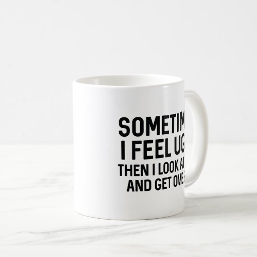 Manchmal fühle ich mich schlecht kaffeetasse (VorderseiteRechts)
