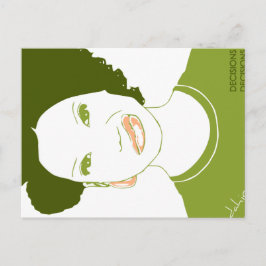 Manchmal fühle ich mich wie ein Knoten, manchmal b Postkarte